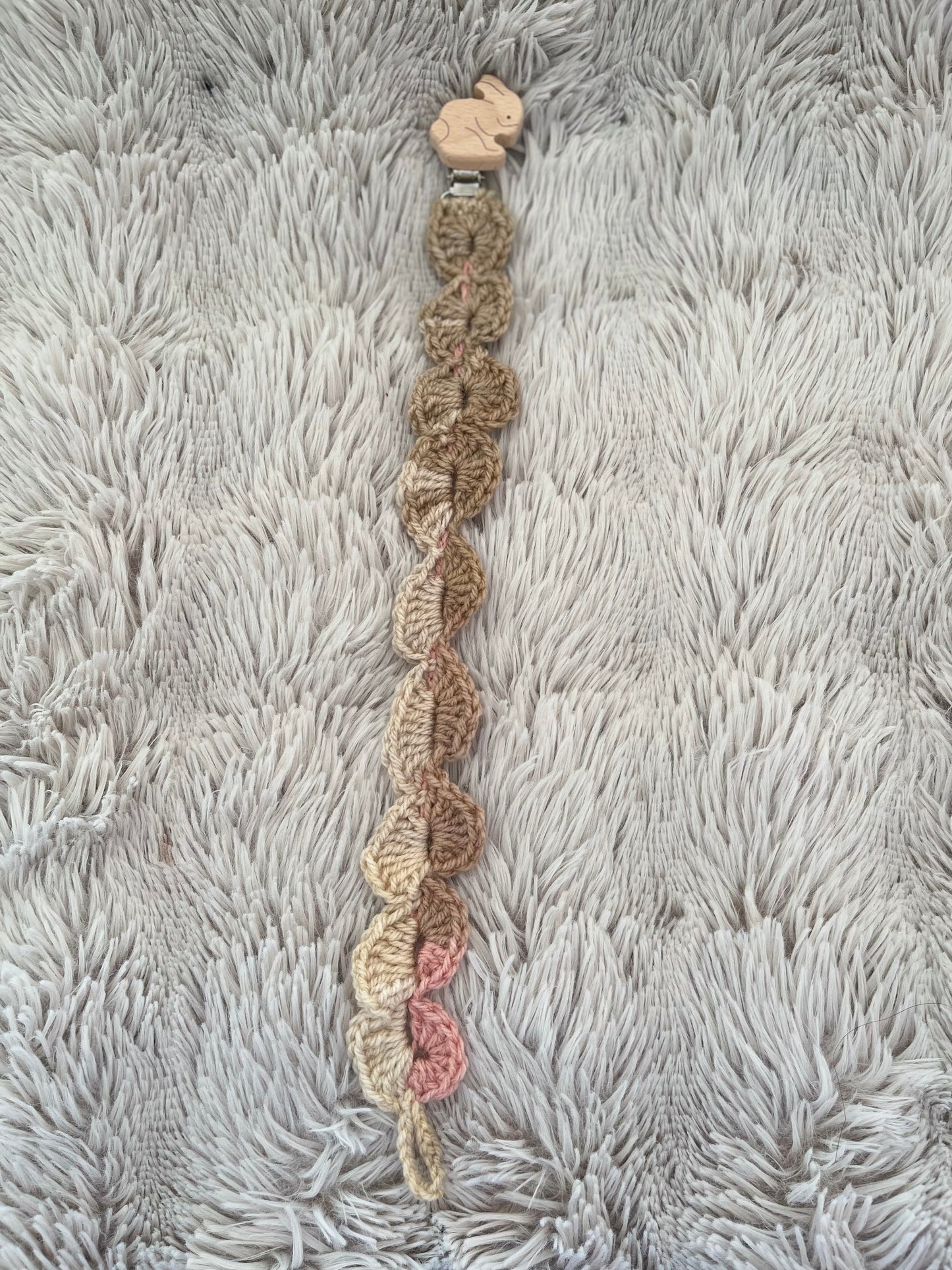 Dummy Clip (Pink and Brown)