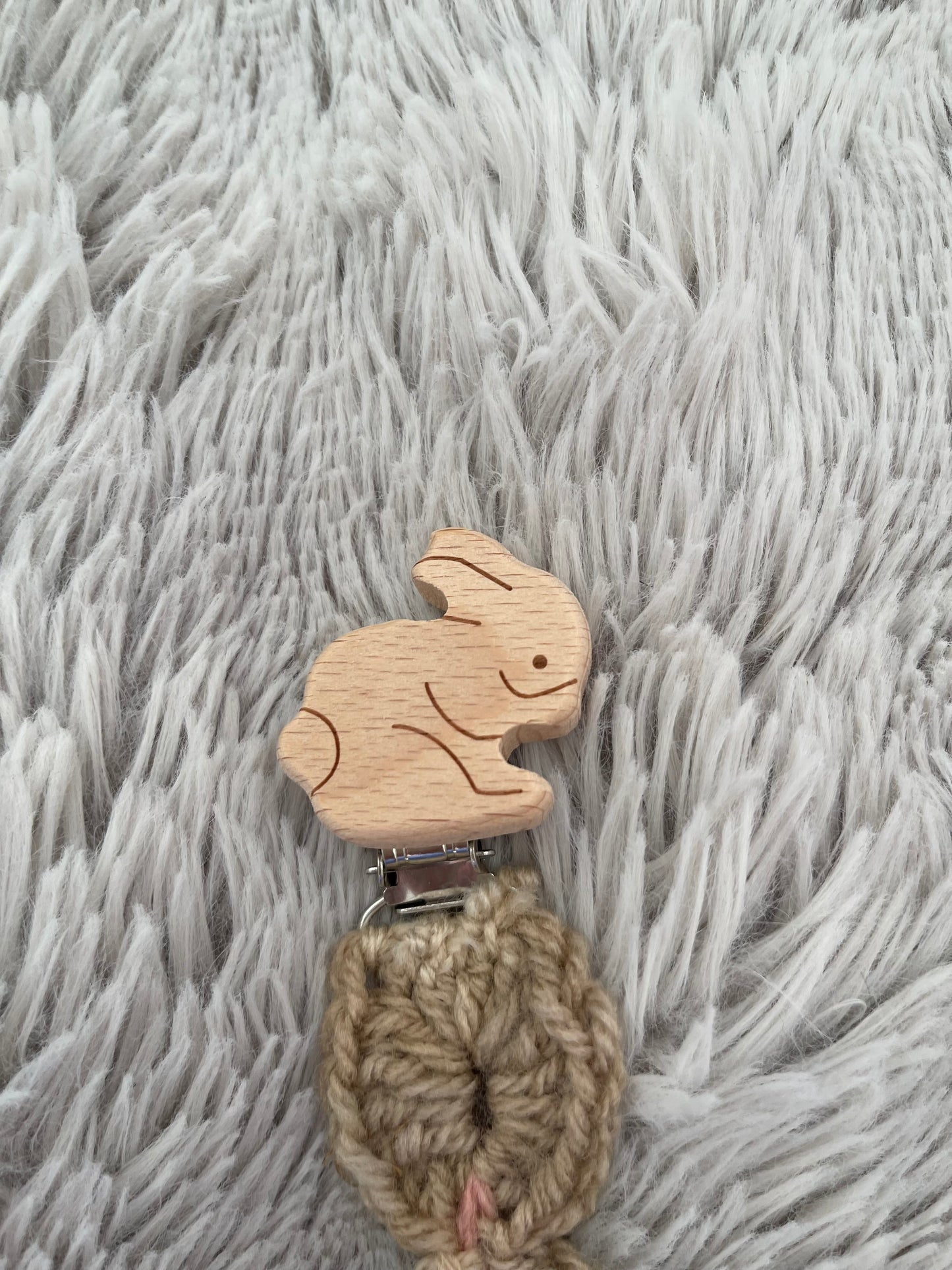 Dummy Clip (Pink and Brown)