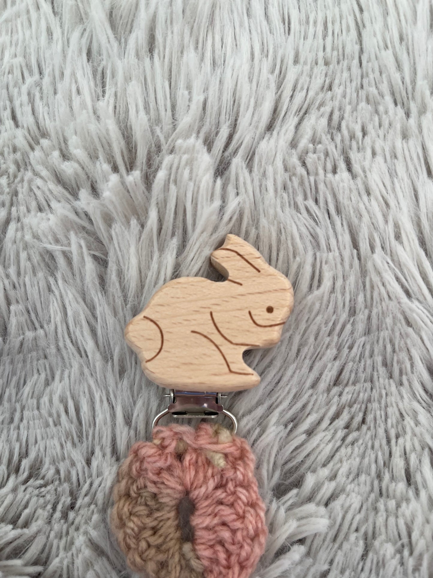 Dummy Clip (Pink and Brown)
