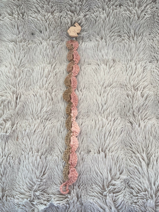 Dummy Clip (Pink and Brown)